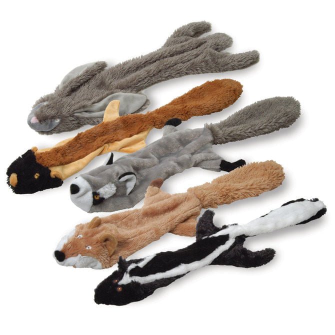 Jeffers Thinnies Unstuffed Plush Dog Toys, 21"L